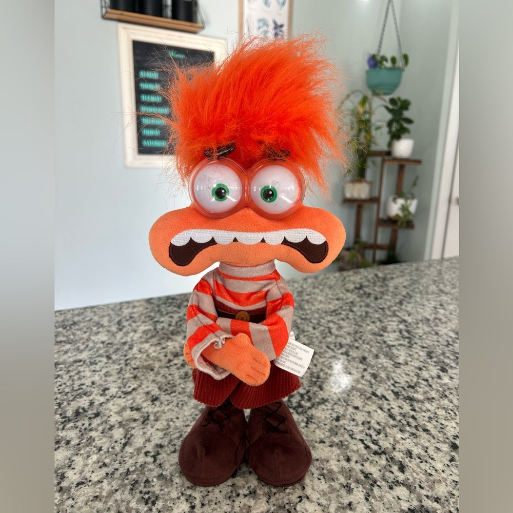 Inside Out 2 Shaking With Anxiety Feature Plush 14”